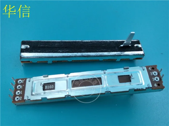 

Sc-609g 88MM mixer straight slide double potentiometer B10K handle length 15MMD