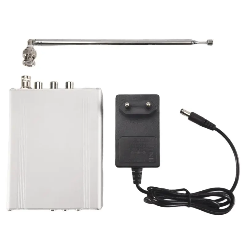 A42T-TV-TX200 VHF/UHF 아날로그 TV 송신기 지원 HD/AV 입력 텔레스코픽 안테나가 있는 아날로그 신호 송신기 EU 플러그