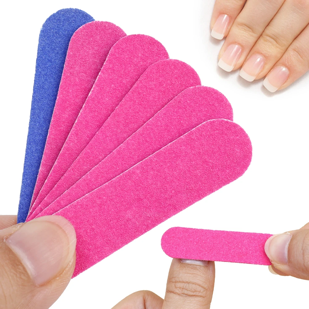 

5/10pcs Double Color Mini Nail File Sponge Nail Buffers Tools DIY Manicure Cuticle Remove Paper Professional Nail Art Cleaning