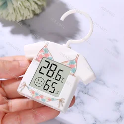 Advanced Digital Indoor - Outdoor Temperature and Humidity Monitor with LCD Display (1PCS)