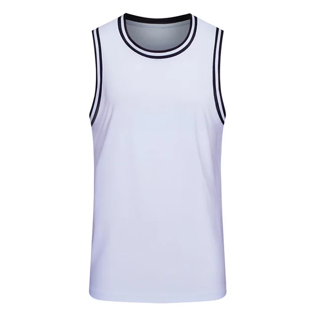 Youth and Adult Basketball Tank Top Plain 100% Polyester Quick Dry Fit Sleeveless Sports T-Shirt Blank Running Jogging Tops 3