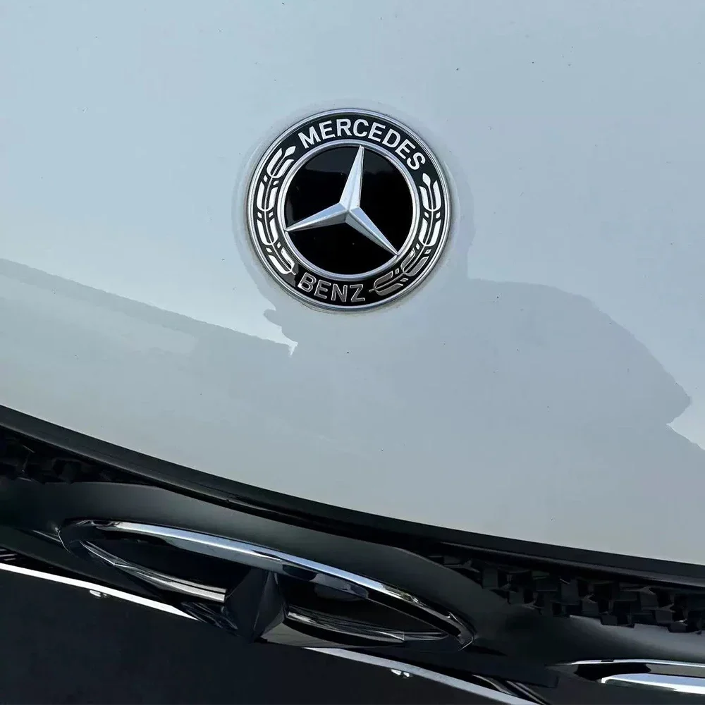 57mm Car Front Hood Emblem Badge Bonnet Car Accessories For Mercedes Benz W204 W205 W212 W213 W221 W177 W246 GLA GLC CLA car emblem car logo car hood ornament