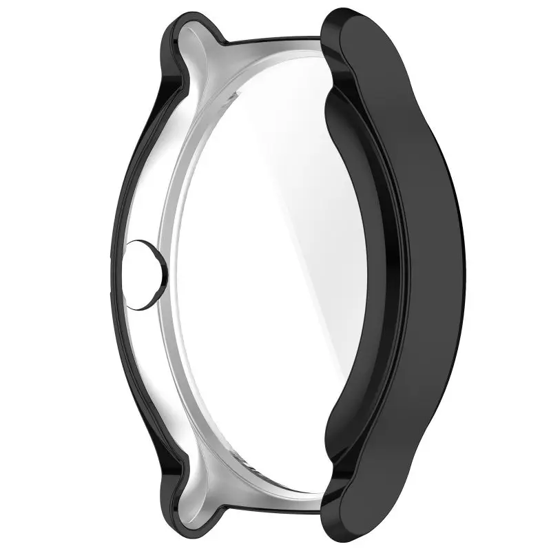Haylou Solar Lite (R001) 용 도금 TPU 케이스 스마트 시계 스트랩 전체 범퍼 커버 실리콘 보호기 액세서리 SolarLite