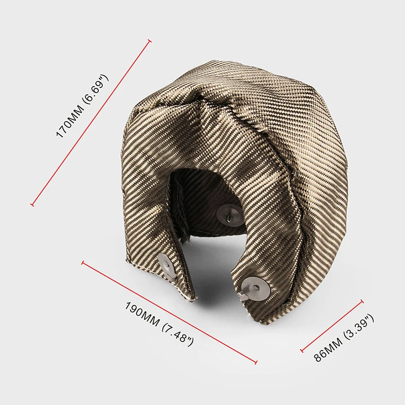 1Set In Fibra Di Vetro Turbo Coperta Scudo Termico Barriera 1000 Gradi Celsius Valutazione Della Temperatura Adatto Per Caricabatterie Turbo Accessori