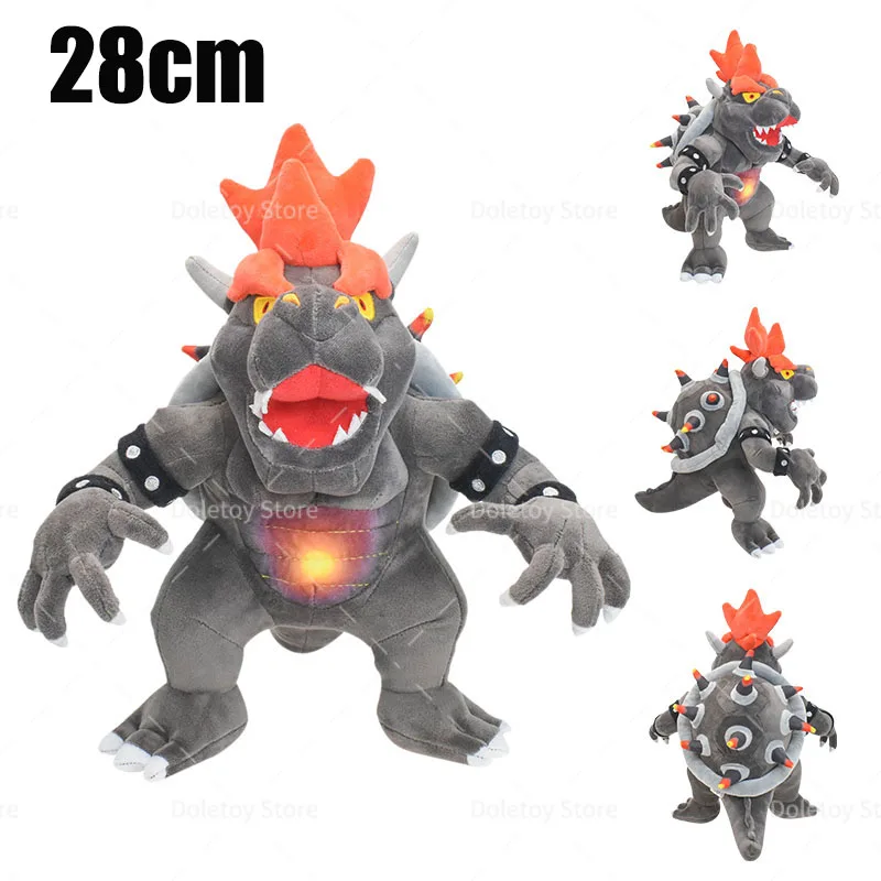 thumbnail image 1 of 16 estilos Mario Bros Wonder Bowser Jr Meowser King K.Rool Fury Bowser juguetes de peluche Anime dibujos animados muñecos de peluche regalos para niños, 1 of 5