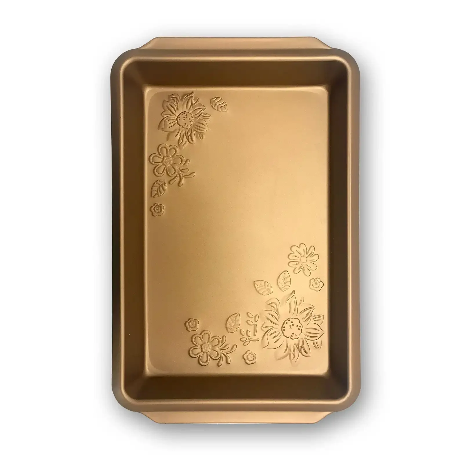 

Country Kitchen Embossed Carbon Steel 13.75 Inch Roaster Pan in Copper， Baking Tray ， Kitchen Accessories