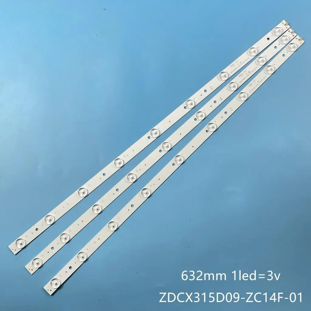 

LED backlight strip for ZDCX315D09-ZC14F-01 BBK 32LEM-1006/T2C 32LEM-1005/T2C 32LEM-1010/T2C DEXP H32B7000E H32B7000E CX315DLEDM