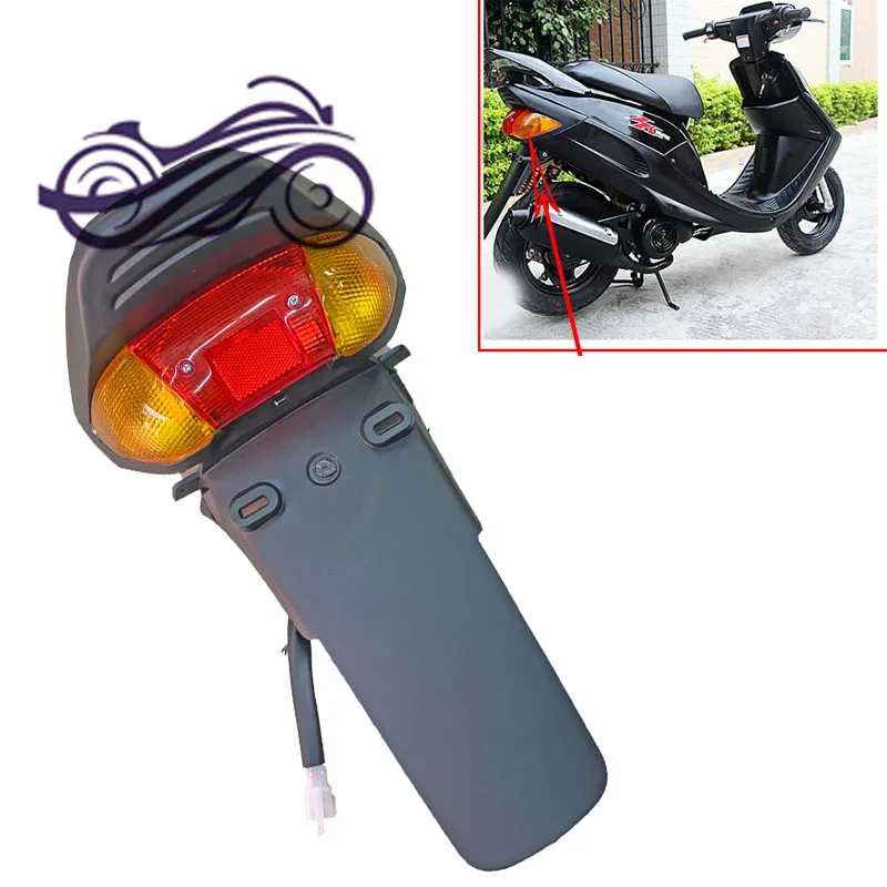 Indkøbscenter ikke noget Mug Motorcycle Accessories For Yamaha JOG 50 ZR Tail Light Rear License Stand  Mudguard Parts for Taillight Brake Tail Light _ - AliExpress Mobile