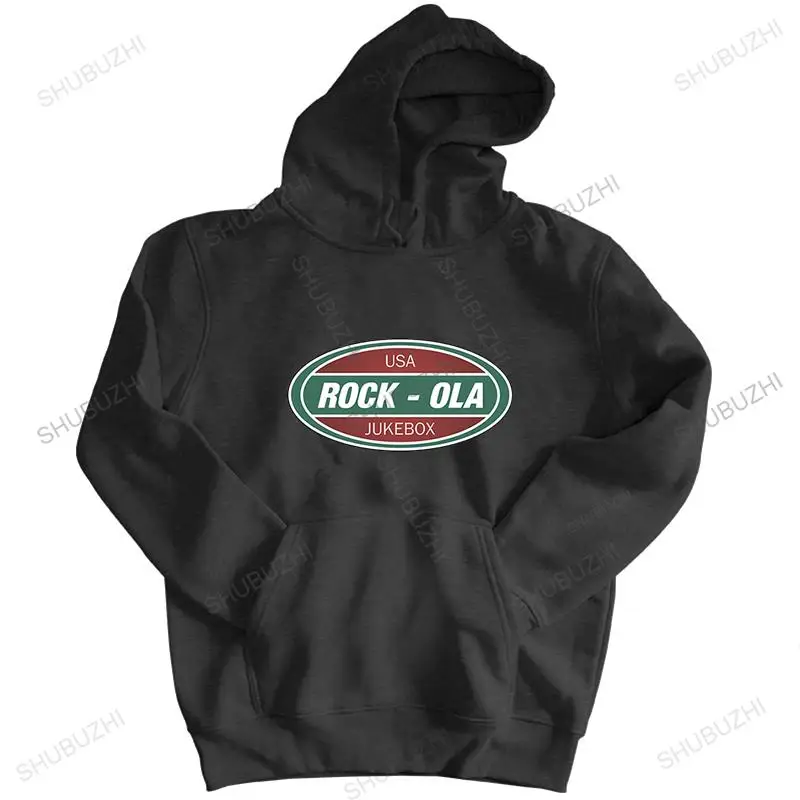Felpa Con Cappuccio Da Uomo Vintage Rock Ola Jukebox Personalizzata 100% Cotone Maschio Pazzo Divertente Casual Primavera Autunno Immagini Felpa Di Ma