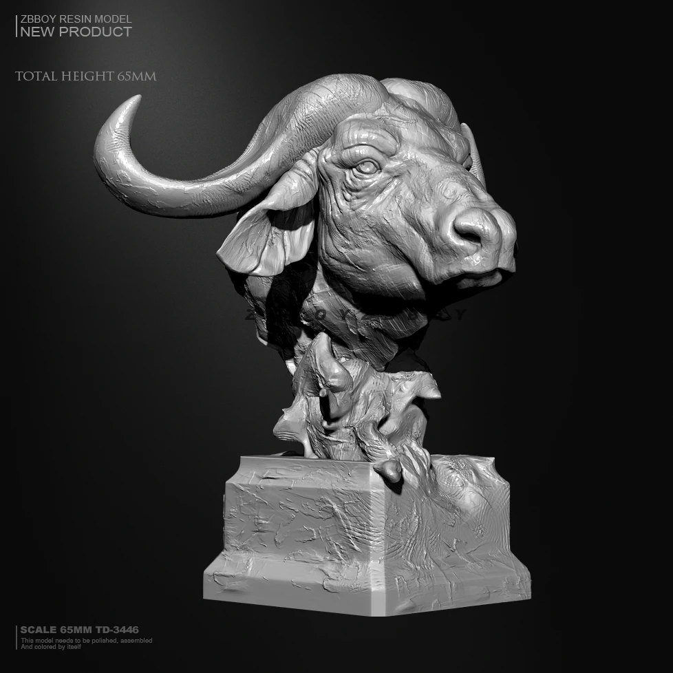 65mm Resin Bust Model Kits Figure Colorless And Selfassembled Td3446