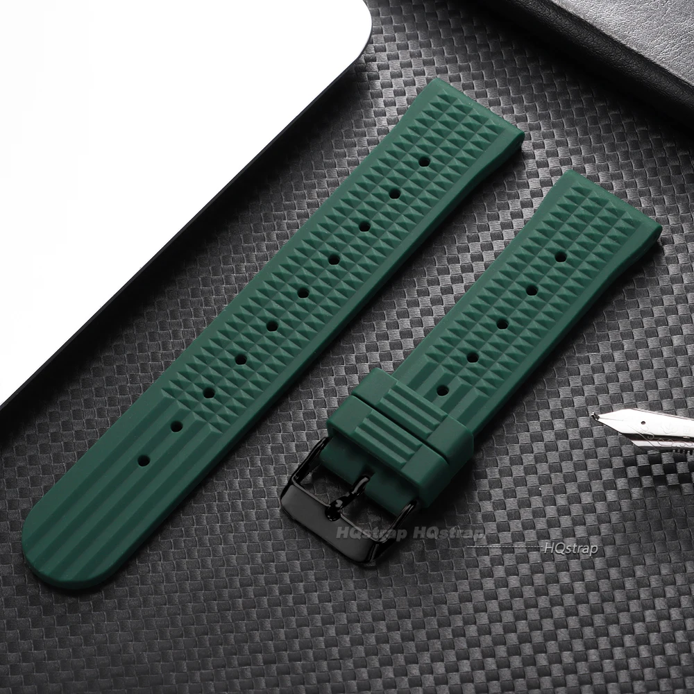 Deluxe Silicone Waterproof Watchband Replacement Strap