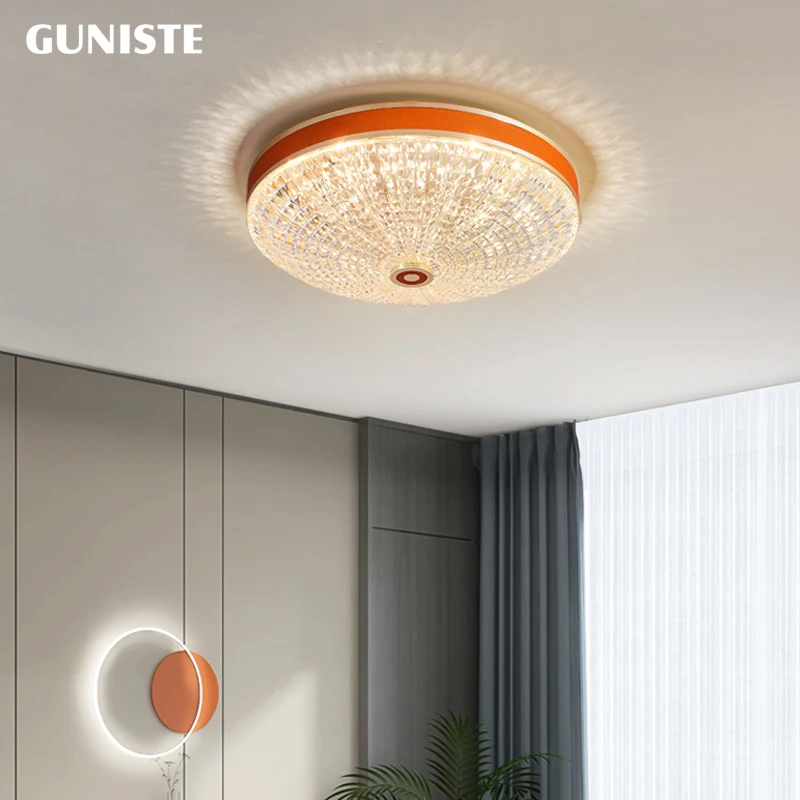 

Light luxury bedroom ceiling lamp simple modern Shengjia cloakroom atmosphere new light luxury wind main bedroom ceiling lamp