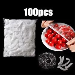 Disposable Elastic Food Storage Bags - Multi - Purpose Kitchen Organizer and Freshness Keeper (100pcs)
