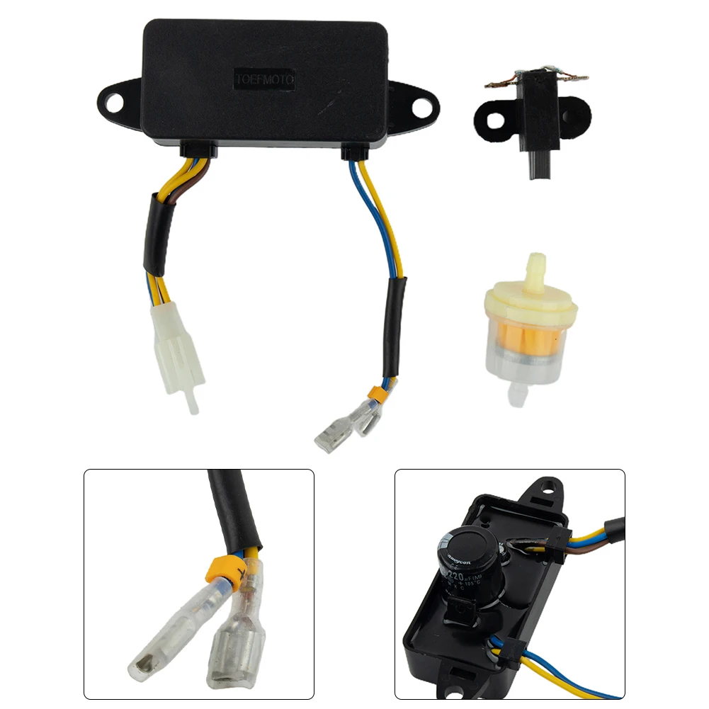 

AVR Automatic Voltage Regulator Rectifier AVR + Carbon Brush + Fuel Filter Set Single-phase 2KW-3KW Generator