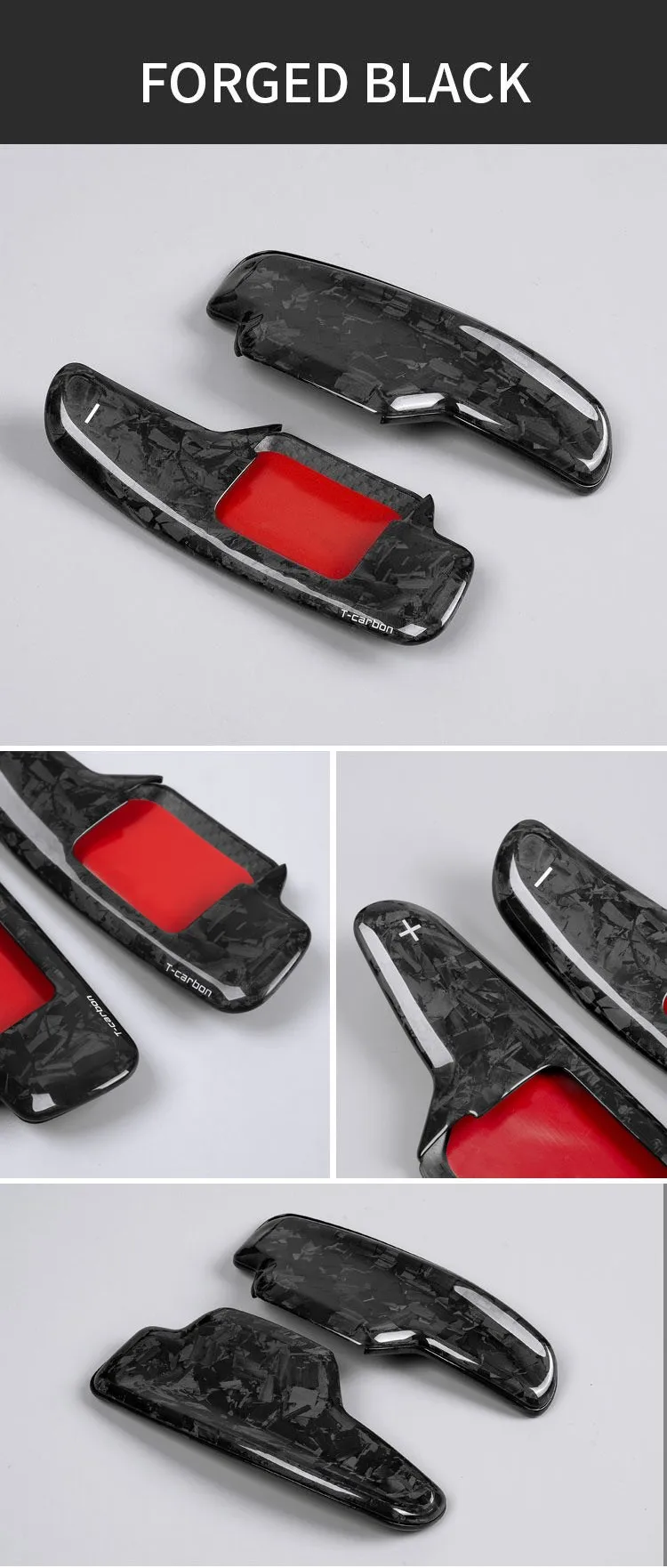 2023 T-carbon Replacement Steering Wheel Paddle Shifter Fit For Corvette C8 Shifting Paddles Carbon Fiber Auto Accessories