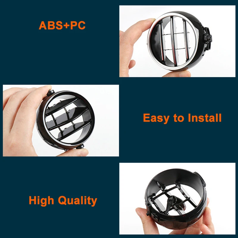 Instrument Desk Air Conditioning Middle Outlet Tuyere A/C Air Vent Folding Fittings for Benz C Class W205 GLC W253 15-21