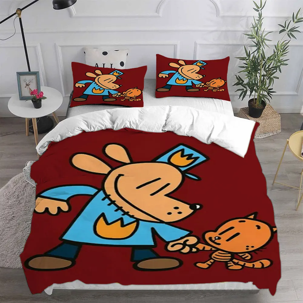 Dog Man (2025) Bedding Sets Quilt Bed Cover Comforter Duvet Cover Pillow Case 2-3 Pieces Sets Teenagers Children's Gifts 4
