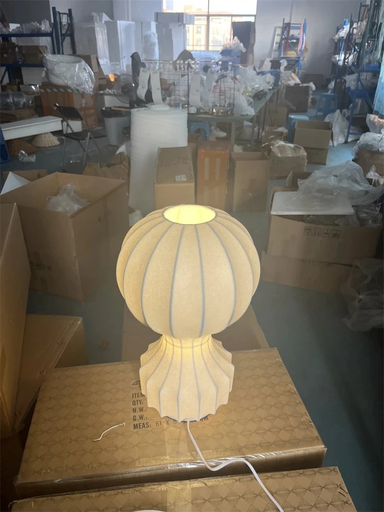 Italy Design Silk LED Table Lamp