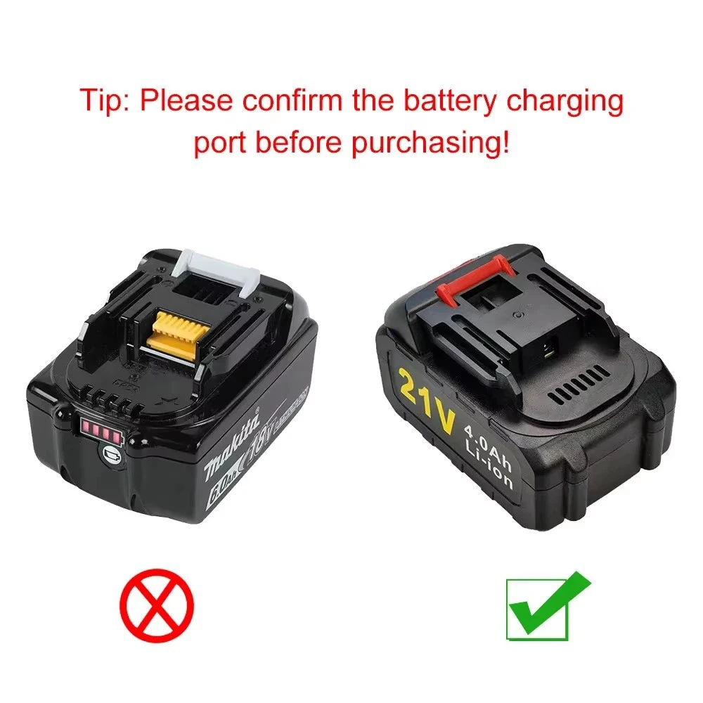 Two-seater Lithium-ion Battery Charger Replacement for Makita BL1415 BL1815 BL1830 BL1850 Electric Drill Grinder Power Tool