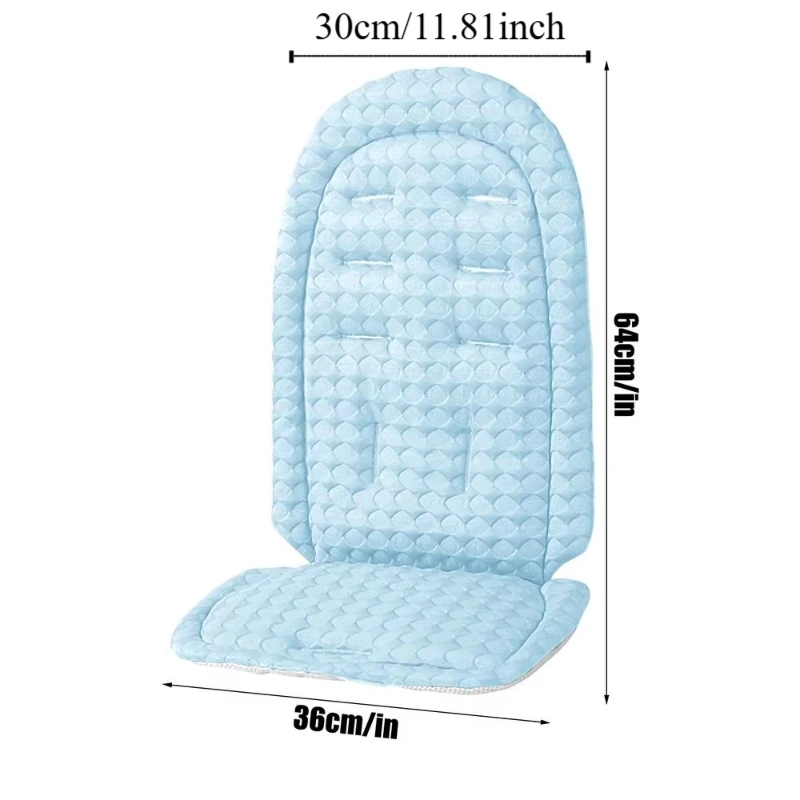 Breathable Baby Pram Cushion Stroller Accessories Solid Color Baby Stroller Cushion Soft Car Seat Pushchair Car Mat Summer