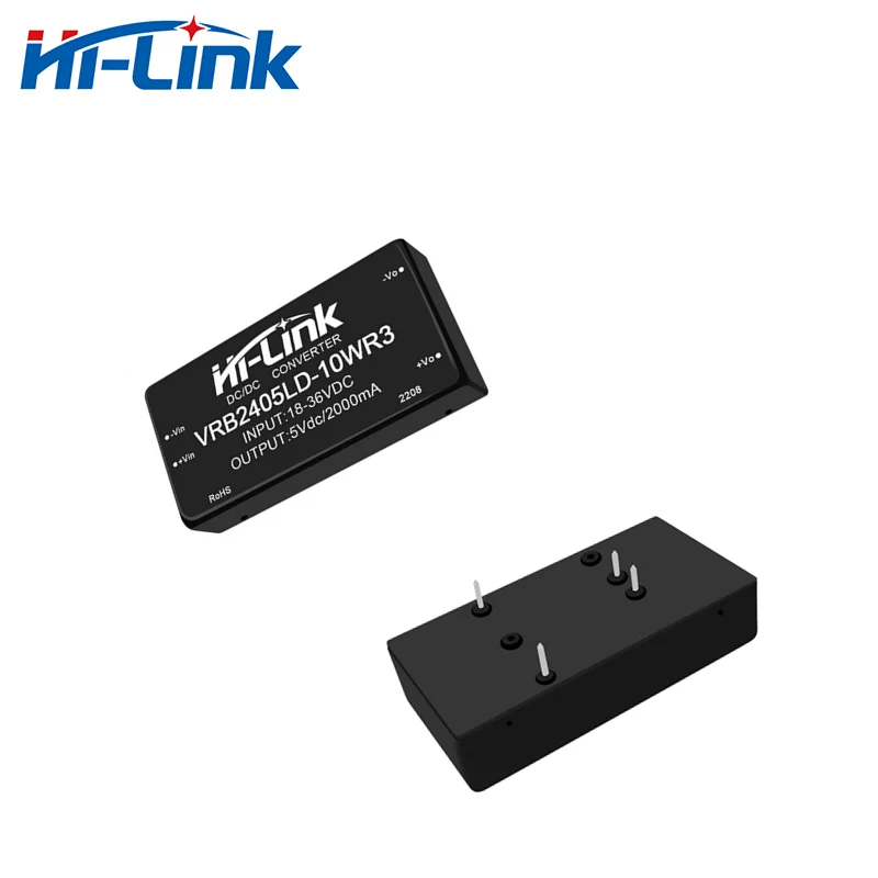 Hi-Link New 10W DCDC Isolated Switching Converter 24V to 5V 2A VRB2405LD-10WR3 Step Down Power Supply Module