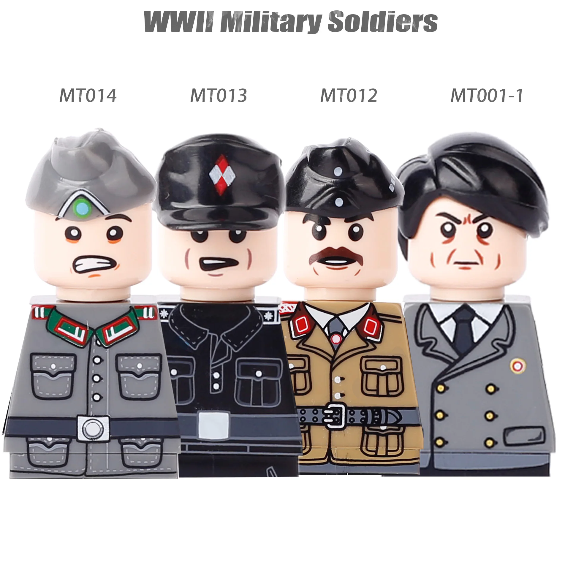 WW2 Winter Soldiers Building Block Set - Military Figures & Weapons Collection