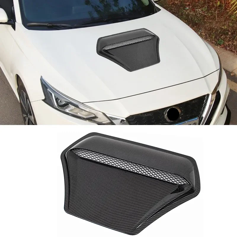 Hood Vents Universal TYPE R Style Car Hood Scoop Air Intake Vent Cover for Honda Civic Audi TT etc.