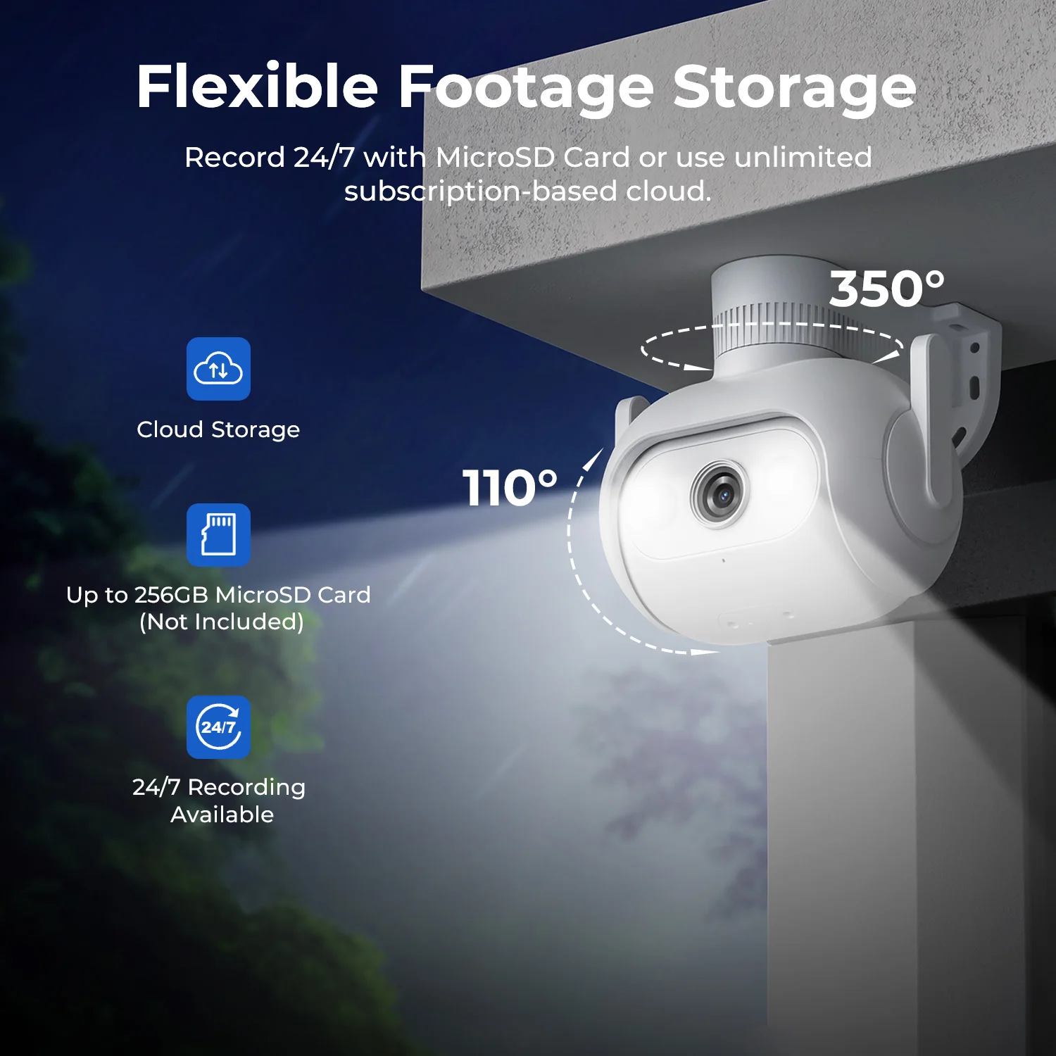 【US $30 off Code: IFP4HLH 】מצלמת אבטחה חכמה IMILAB 2K Plug-in Floodlight עם WiFi לשימוש חיצוני עמידה במזג האוויר IP66