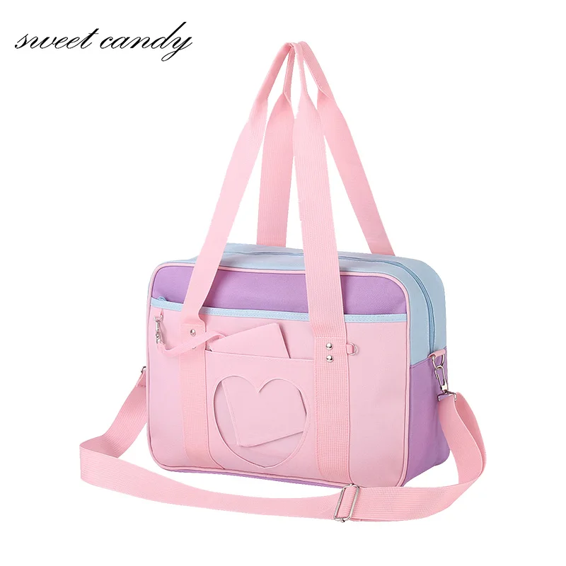 Briefcase Schoolbags Shoulder Bag Ladies Handbag 14inch Laptop Bag for Students Women