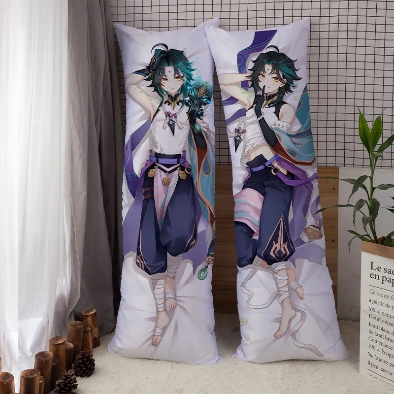 

Genshin Impact Dakimakura Xiao Cosplay Pillowcase Hugging Body Pillow Anime Game Pillows Cover Otaku Pillow Waifu Boyfriend Gift