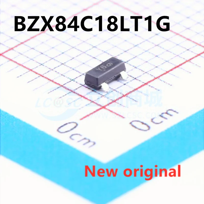 10 Pezzi Nuovo Chip Diodo Zener Muslimex Bzx84C18 Y6 Sot-23 18V Originale