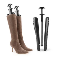 1Pc Knee High Boots Stand Holder Black Womens Boot Shoe Tree Stretcher 29cm Boot Shoes Shaper Supporter Organizer Storage Hang 1