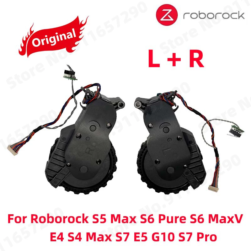 Roues De Rechange Pour Aspirateur Robot Roborock - Compatible S5 Max, S7, S6 Pure, E4, E5, S7 Pro Ultra