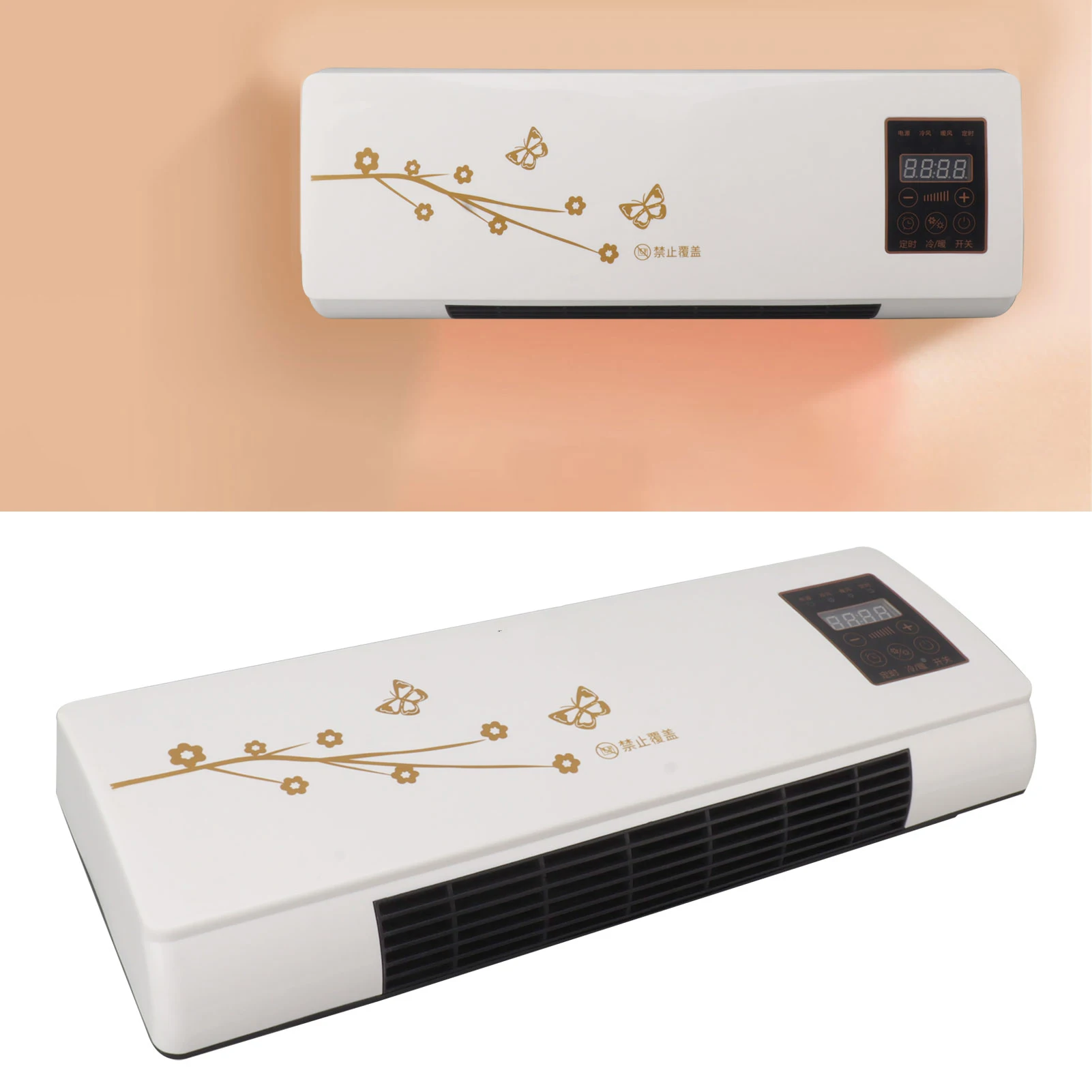 Cooling and Heating Air Conditioner Small Wall Mounted Air Conditioner for Living Room Bedroom Office 5