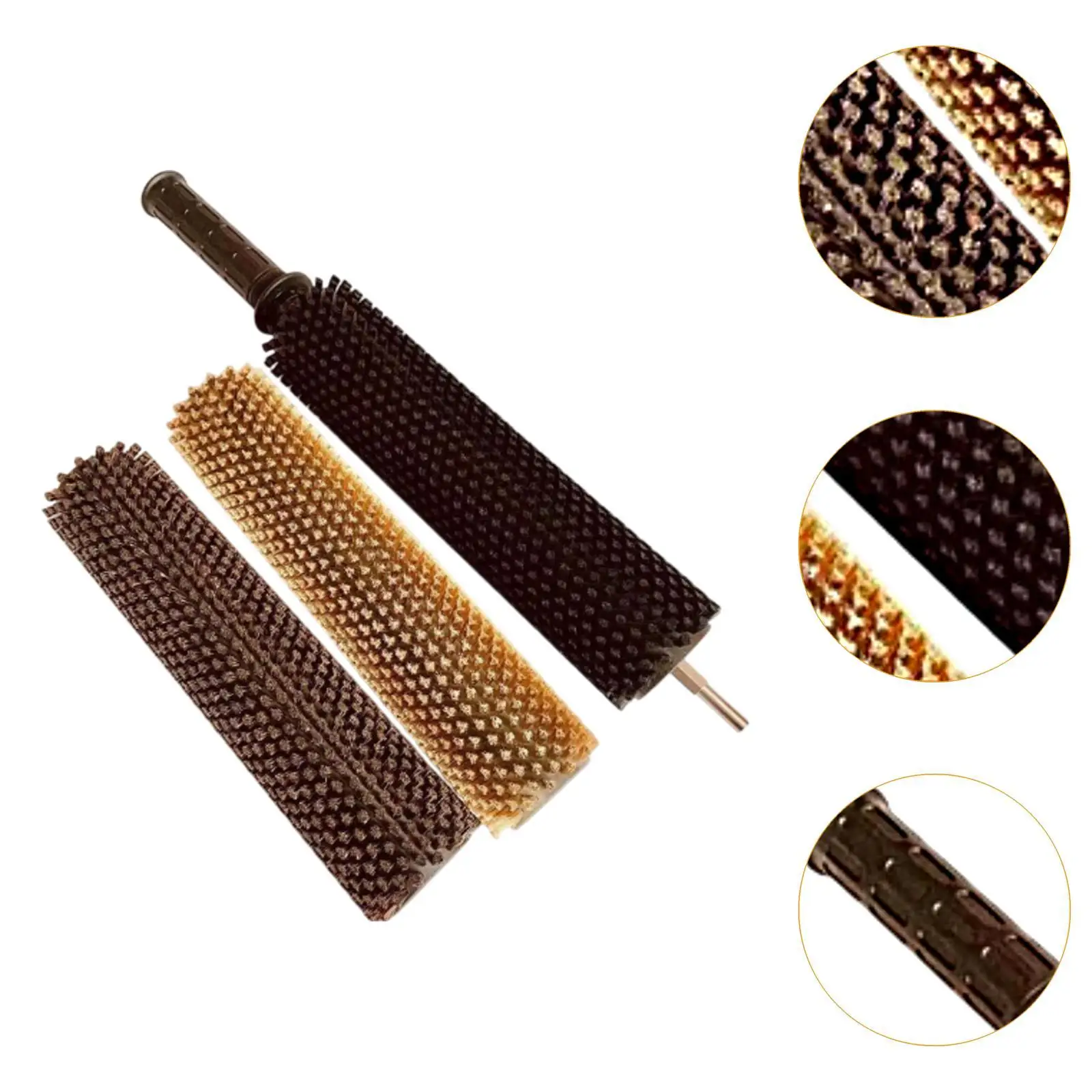 Ski Wax Brush Kit Rotating Brushes Maintenance Snowboard Waxing Brush Set Ski Wax Brush Kit Rotating Brushes Maintenance Snowboard Waxing Brush Set