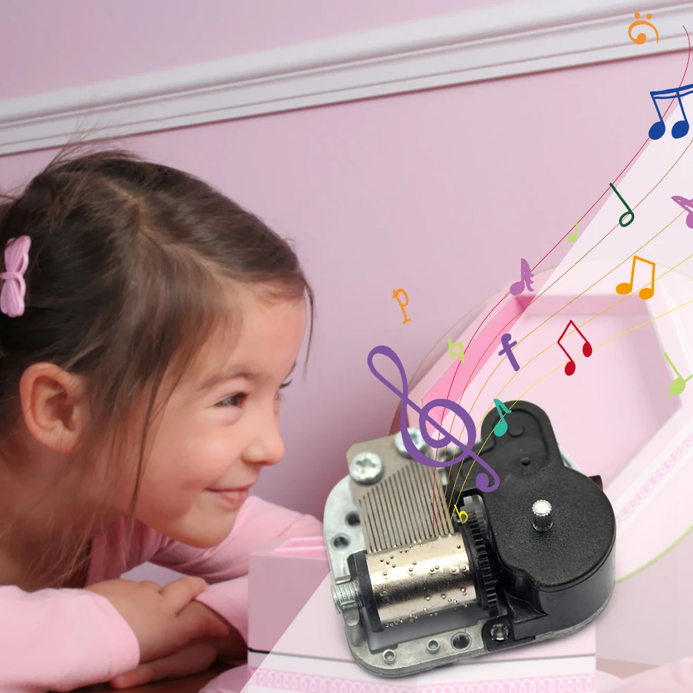 Music Box Metal Mini Mechanical Windup Movement Part