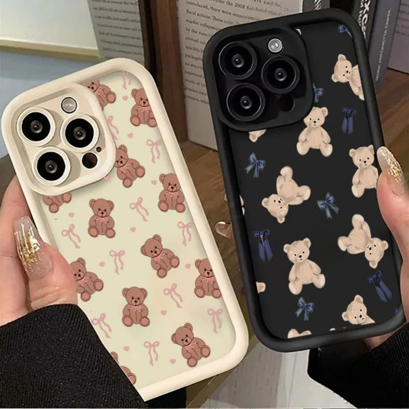 Adorable Bear Design Phone Case