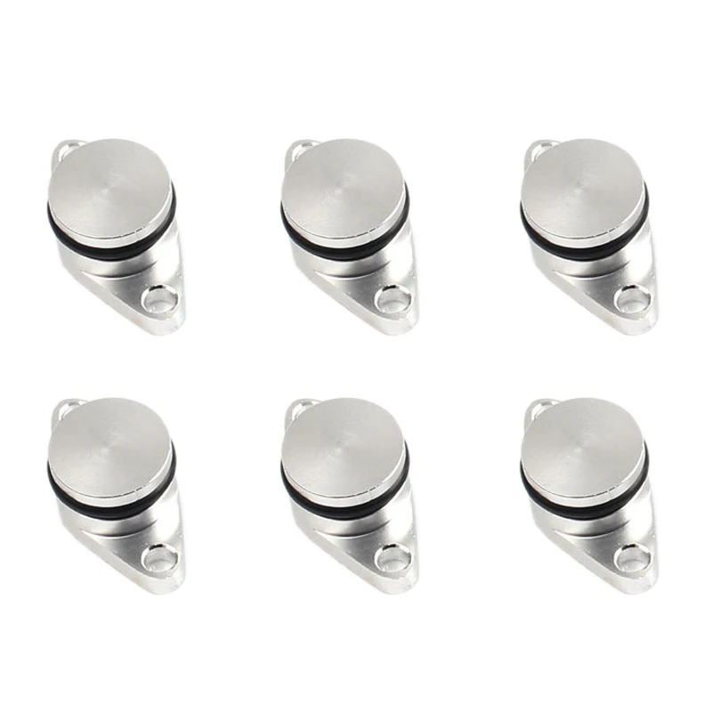 6 X 22 Mm Swirl Flap Flaps Delete Removal Blanks Plugs For Bmw M57 M57N M57Tu Silver