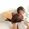 48CM Simulation Cicada Plush Toy Lifelike Summer Insects in Trees Cicada Doll Soft Animal Pillow For Kids Boys Xmas Gifts 5