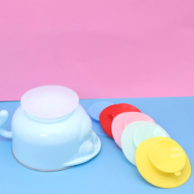 Baby Feeding Bowl Anti-slip Pads Double-sided Strong Suction Cup Infant Children Silicone Dish Cup Sucker Mats Base silicone dining plate silicone meal set silicone feeding set silicone feeding bowl silicone placemat baby tableware set
