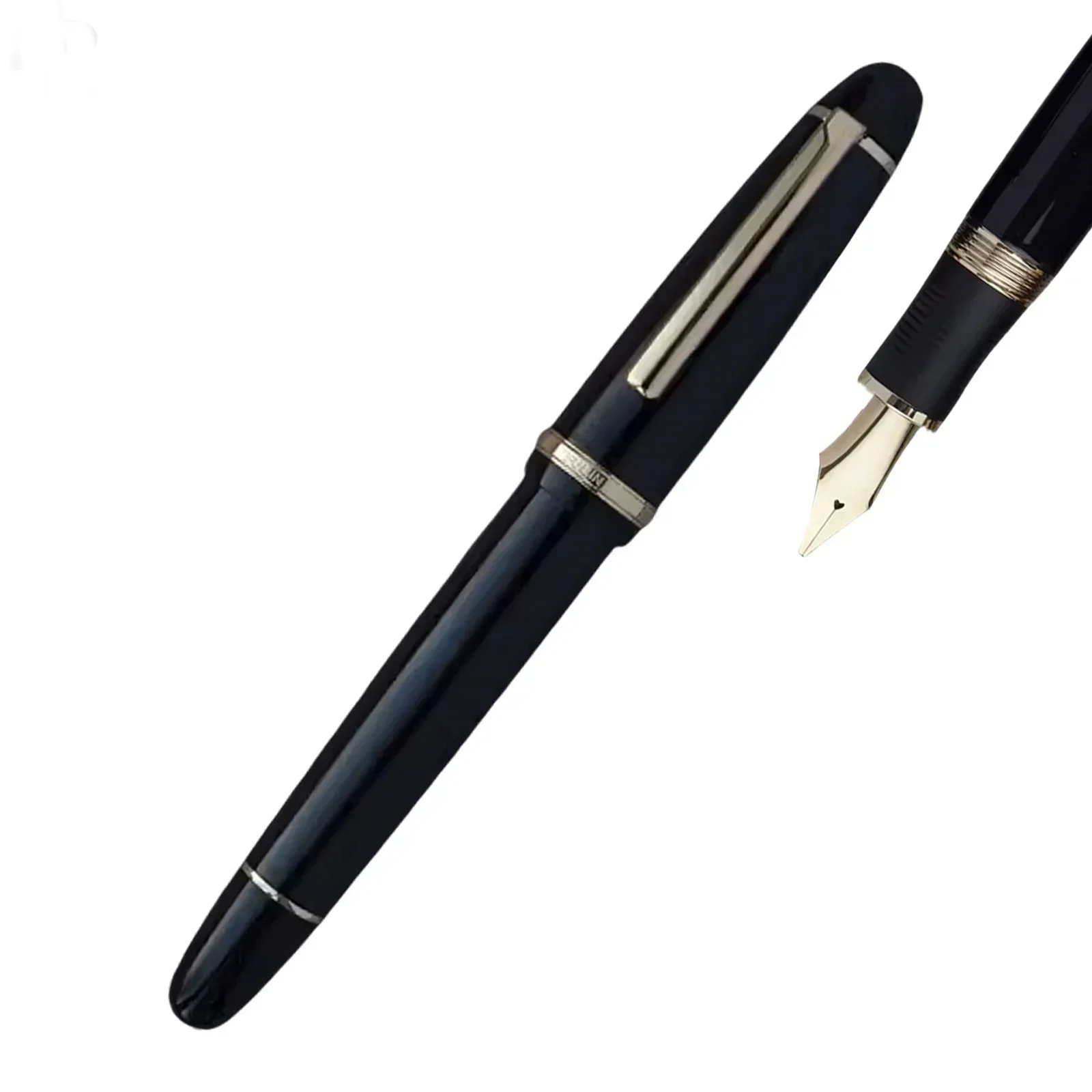 Fulin 385 Resin Fountain pen with Alloy Soft and flex Nib EF/F/M/B Long Iridium nibs Writing Office Stationery ink pen with clip 3