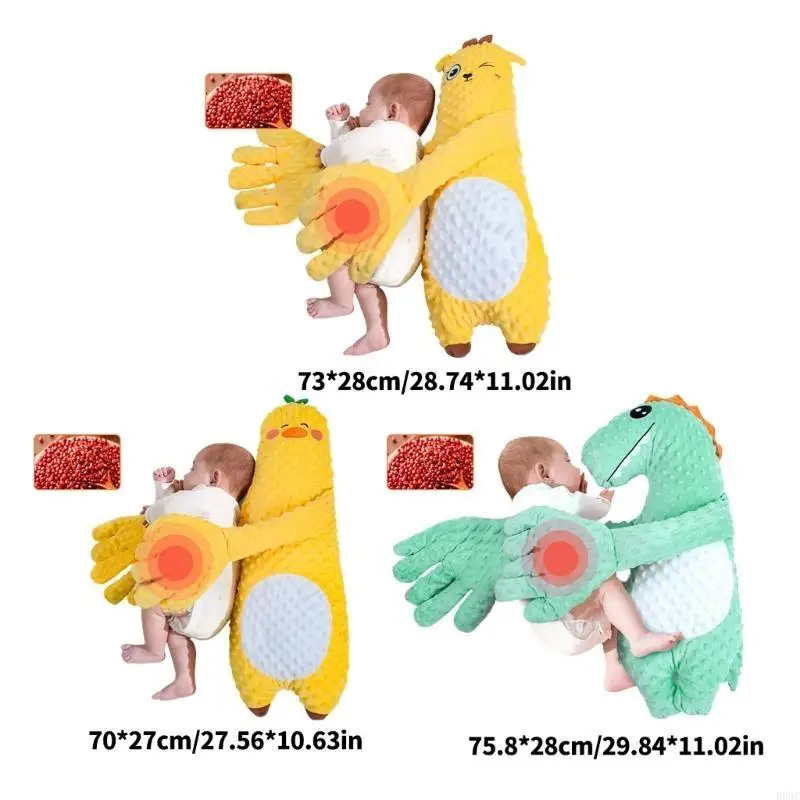 D08C  수면 진정 베개 시뮬레이션 된 손 모양 디자인  지원을위한 통기성 안티 깜짝 노리개 장난감