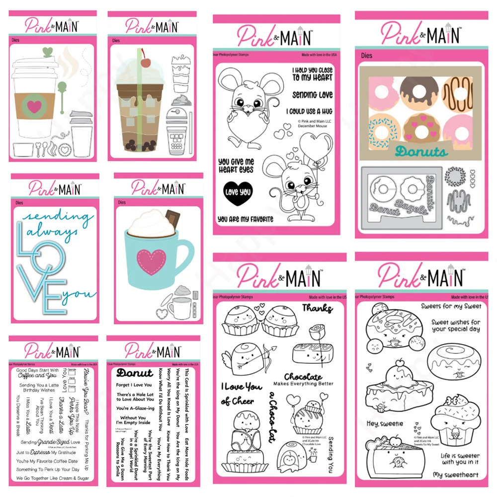 초콜릿 러브 메탈 커팅 다이스 스탬프 DIY 공예 제작용 인사말 카드 스크랩북..