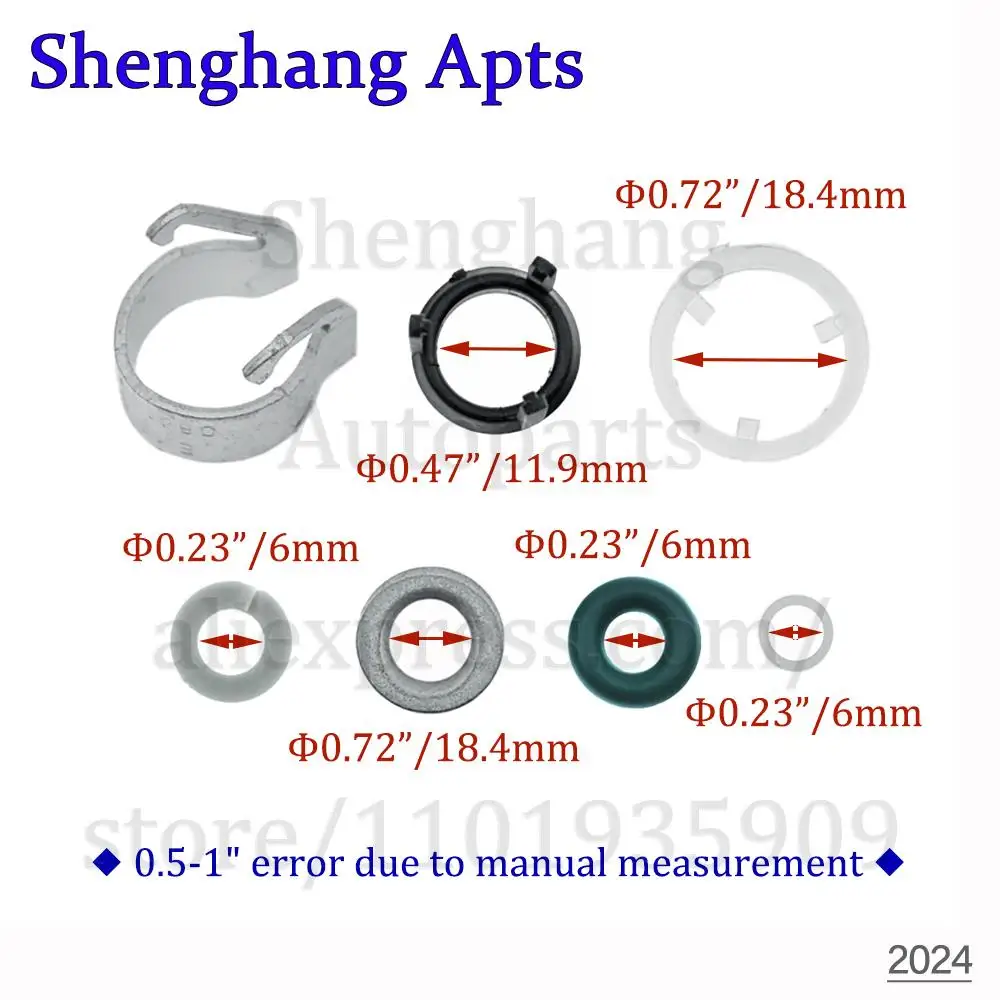 06H998907A Injector Repair Seal Kit For Audi A3 A4 A5 A6 Q5 Q3 TT VW Golf R GTI Tiguan Passat CC EOS 2.0L 06J998907A 06J998907B