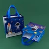 StoBag 12pcs New Non-woven Gift Tote Bags Cartoon Kids Child Fabric Package Waterproof Storage Reusable Pouch Birthday Party 5