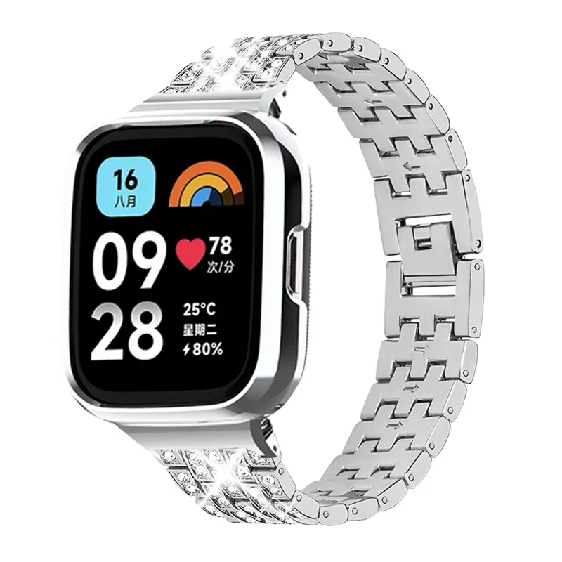 

Бриллиантовый браслет для Redmi Watch 3 Active Jewel, защитный ремешок для Redmi Watch 2 Lite, ремешок на запястье mi watch lite, чехол