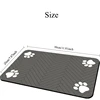 Absorbent Pet Feeding Mat Waterproof Quick Dry Placemat for Dog Cat Food Water Bowls with Non-Slip Rubber Backing 6