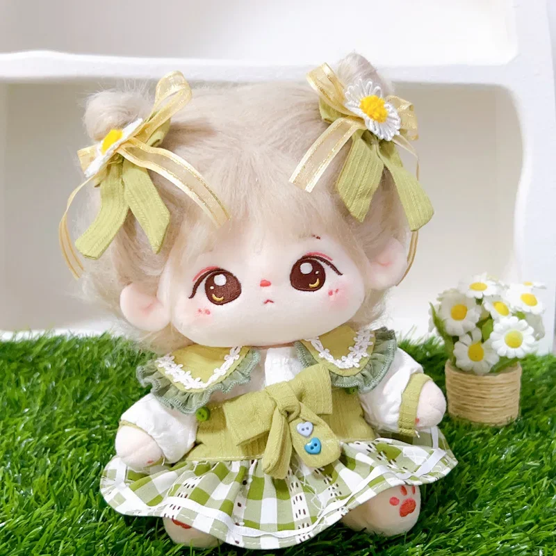 

20cm Cotton Doll Clothes Little Daisy Suspender Dress Beautifully Dolls Accessories Crafted Dress Easy To Wear Festival Gift Kid