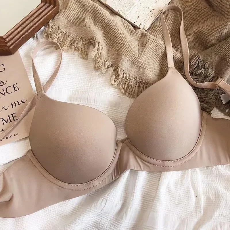 Seamless Bras for Women Push Up Bra Invisible Support Brassiere Sexy Lingerie 3/4 Cup Top Soft Simpe Bralette Women's Underwear 6
