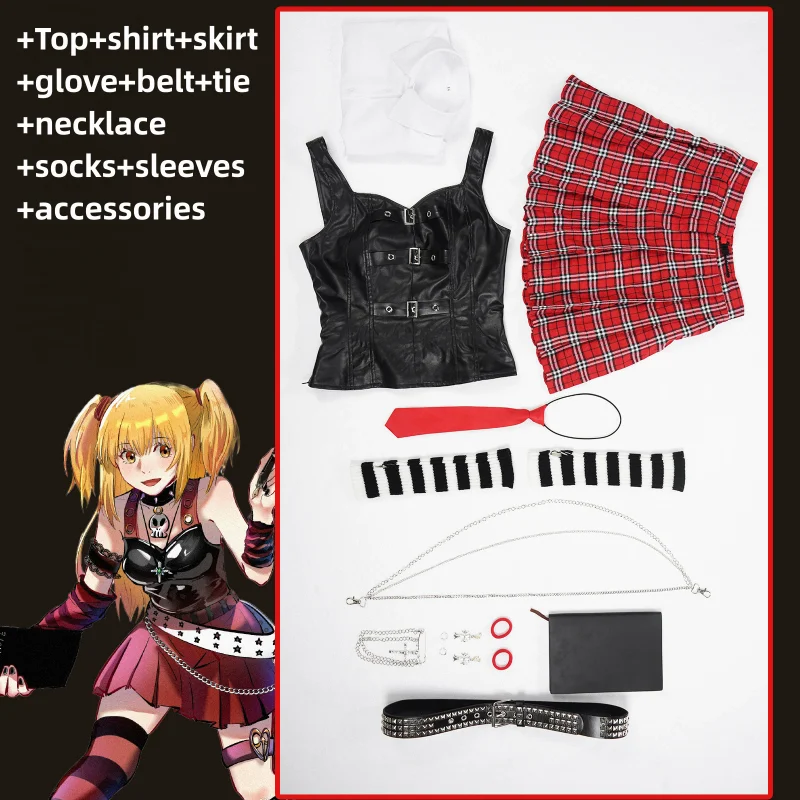 Death Note Misa Amane Gothic Dress Cosplay Costume
